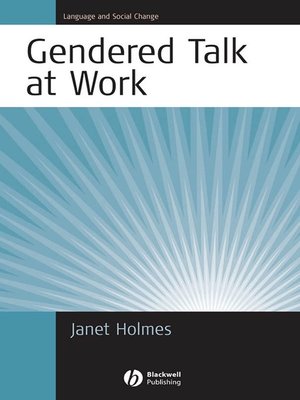 cover image of Gendered Talk at Work